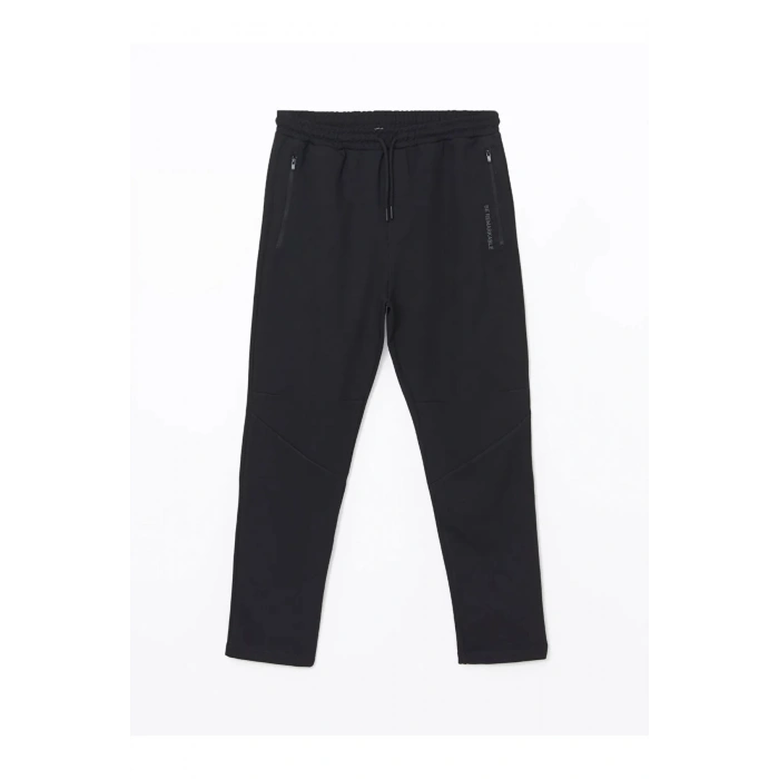 XSIDE Yeni Siyah Standart Kalıp Erkek Eşofman Altı