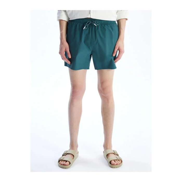 XSIDE Yeşil Kısa Boy Basic Erkek Deniz Şortu
