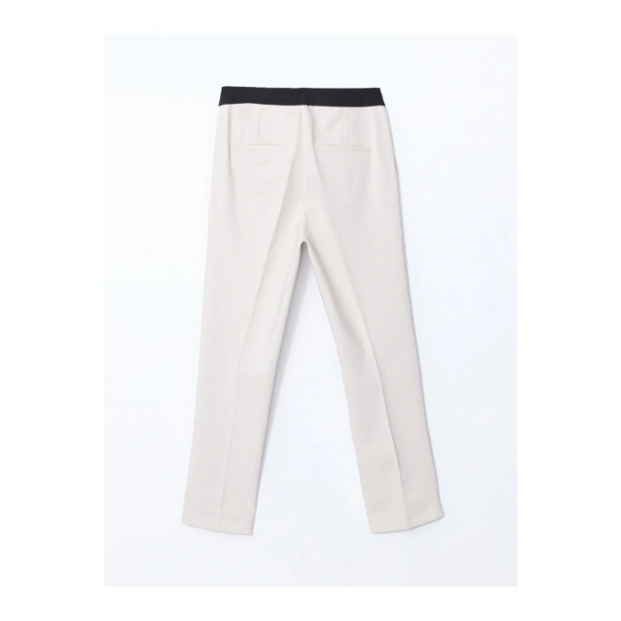 Yeni Sezon Beli Lastikli Dar Fit Kadin Pantolon - S5IK82Z8
