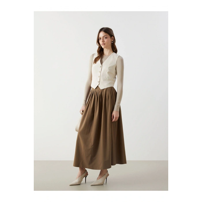 Yeni Sezon Loose Fit Kadin Klos Etek - S5KR79Z8