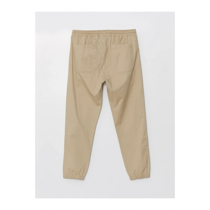 Yeni Sezon Standart Kalip Gabardin Erkek Jogger Pantolon - W42232Z8