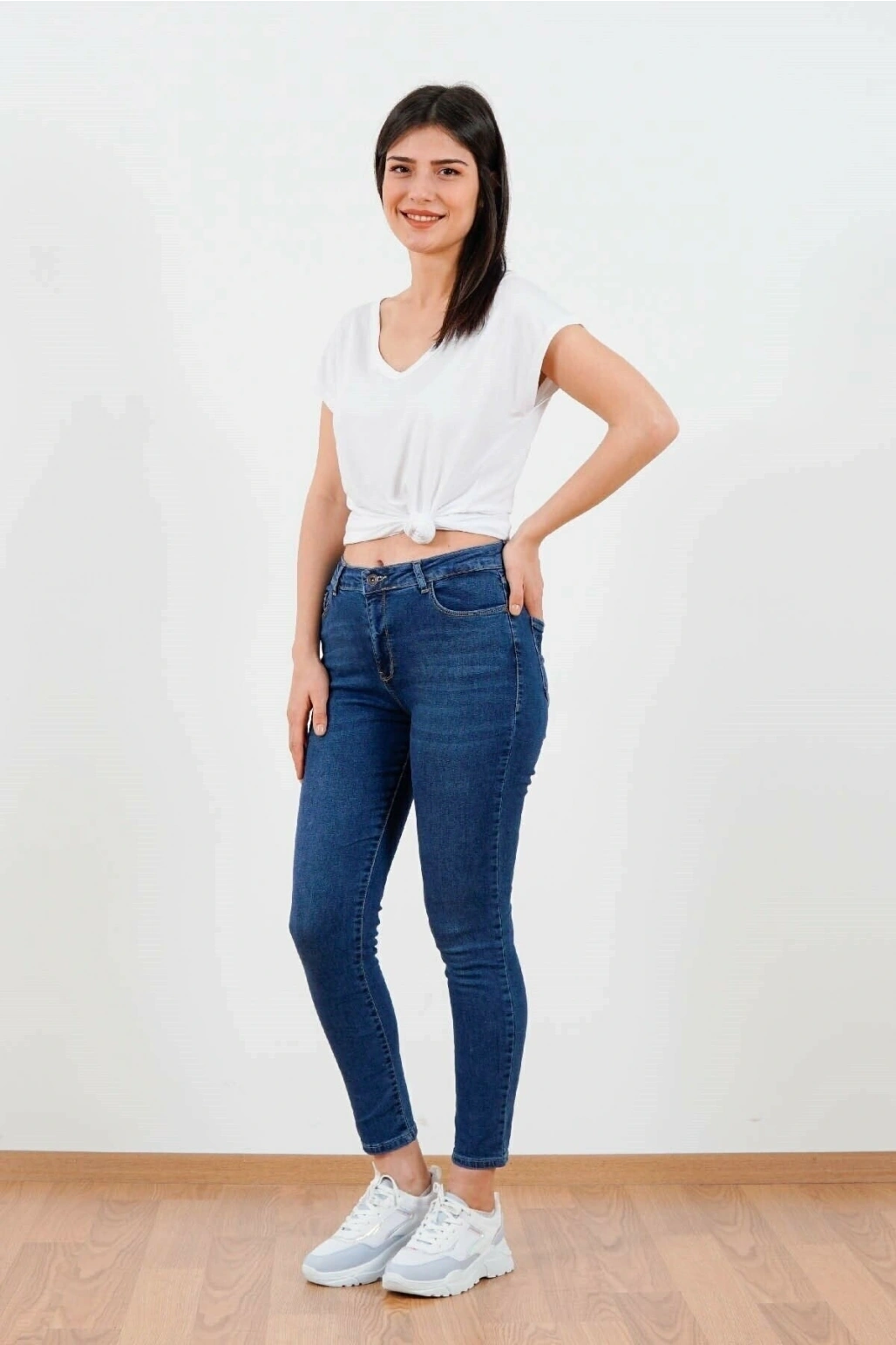 21y0565b1 Kadın Denim Pantolon