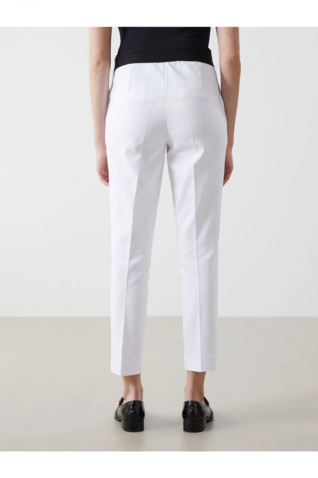 Beli Lastikli Dar Fit Kadın Pantolon