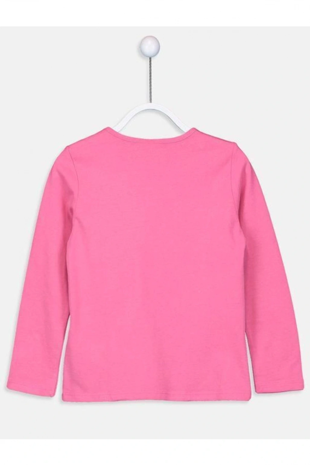 Bisiklet Yaka Basic Uzun Kollu Kız Çocuk T-shirt