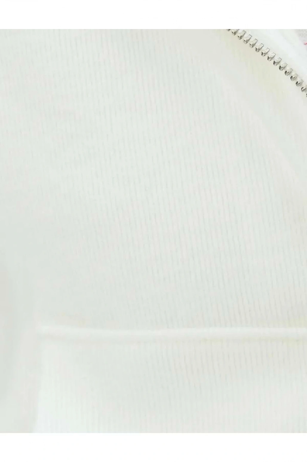 Crop Kapüşonlu Fermuarlı Sweatshirt 5WAK10056EK EKRU