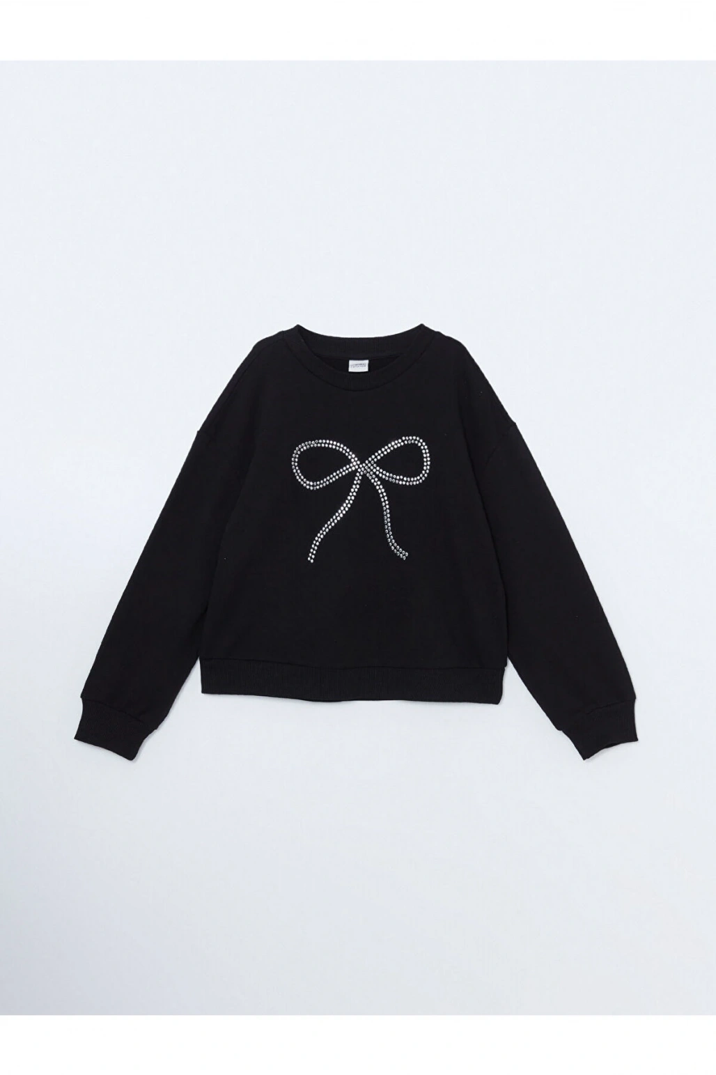 Lcw Bisiklet Yaka Kız Çocuk Sweatshirt