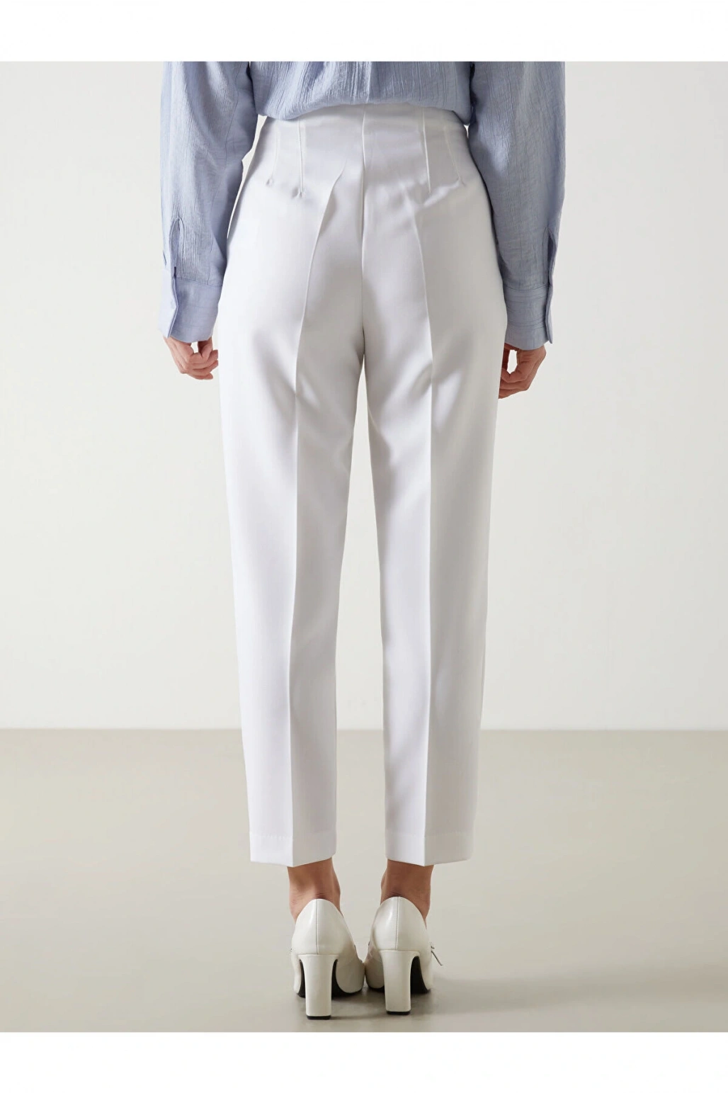 LCW Vision Ekru Dar Fit Kadın Pantolon