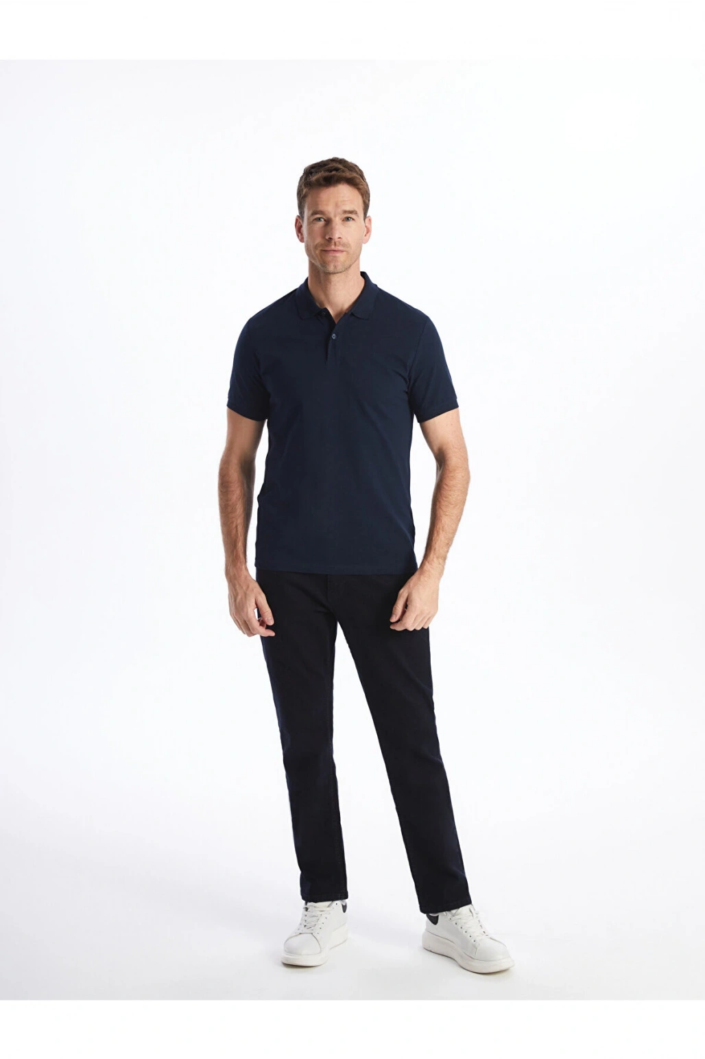 Polo Yaka Kısa Kollu Pike Erkek Tişört