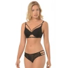 Kadın Siyah Desteksiz Sütyen Takım