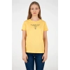 Baskılı Tişört Sarı