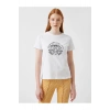 Kadın Ekru T-Shirt 2SAL10249IK