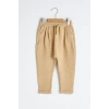 Erkek Bebek Bej Düz Pantolon