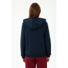 GO82GL082 Kapşonlu Sweat Çeket