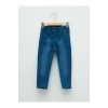 Beli Lastikli Basic Kız Bebek Jean Pantolon