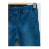 Beli Lastikli Basic Kız Bebek Jean Pantolon