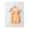Lcw Kids Kayık Yaka Basic Viskon Kız Çocuk Bluz