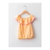 Lcw Kids Kayık Yaka Basic Viskon Kız Çocuk Bluz