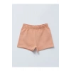 Beli Lastikli Pamuklu Kız Bebek Şort