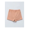 Beli Lastikli Pamuklu Kız Bebek Şort