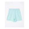 Beli Lastikli Basic Kız Çocuk Şort