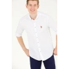 U.S. POLO ERKEK SİLİMFİT SPOR PAMUKLU GÖMLEK G081SZ004.000.1672341 CEDCOLOR