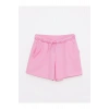 Beli Lastikli Basic Kız Çocuk Şort