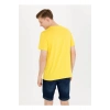 Bisiklet Yaka Koyu Sarı Erkek T-shirt Geartıy023