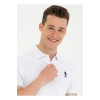 U.S. Polo Assn. Polo Yaka Beyaz Erkek T-Shirt TP08IY023
