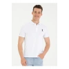 U.S. Polo Assn. Polo Yaka Beyaz Erkek T-Shirt TP08IY023