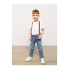 Basic Erkek Bebek Jean Pantolon Ve Pantolon Askısı 2li
