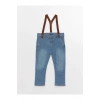 Basic Erkek Bebek Jean Pantolon Ve Pantolon Askısı 2li