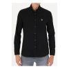 U.S. Polo Assn. Slim Fit Düğmeli Yaka Siyah Erkek Gömlek NOVAYA023K