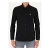 U.S. Polo Assn. Slim Fit Düğmeli Yaka Siyah Erkek Gömlek NOVAYA023K