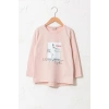 Kız Çocuk Mat Pembe G2J T-Shirt