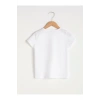 Kız Çocuk Beyaz  T-Shirt