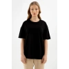 22y0030k1 Kadın T-shirt Siyah