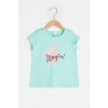Kız Bebek Açık Suyeşili Fyk T-Shirt