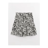 Lcw Casual Beli Lastikli Çiçekli Kadın Şortlu Etek