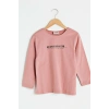 Kız Çocuk Mat Pembe Rfj T-Shirt