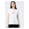 22y0041k1 Bisiklet Yakakısa Kollu Normal Kalıp Baskılı Ekru Kadın T-shirt