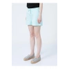 22y0655k1 Lastikli Rahat Kalıp Düz Mint Kadın Şort