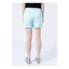 22y0655k1 Lastikli Rahat Kalıp Düz Mint Kadın Şort