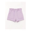 Beli Lastikli Basic Kız Bebek Şort
