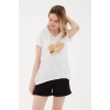 Baskılı T-shirt 23y-tst0448k1