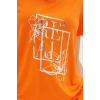 Baskılı T-shirt Turuncu