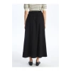 Kadın Beli Lastikli Düz Etek