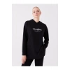 Baskılı Uzun Kollu Oversize Kadın Hoodie