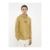 Kapüşonlu Uzun Kollu Baskılı Erkek Sweatshirt