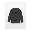 Kapüşonlu Basic Uzun Kollu Erkek Çocuk Fermuarlı Sweatshirt