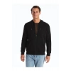 LCWAIKIKI Classic Siyah Kapüşonlu Uzun Kollu Erkek Kalın Fermuarlı Sweatshirt